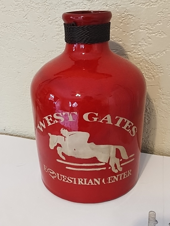 Other - West Gates Equestrian Center Red Terracotta Jug